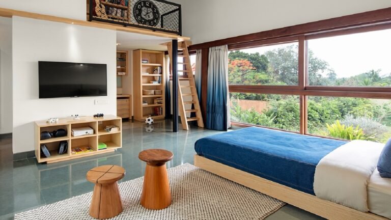 Total Environment After the Rain Childrens room with play loft min